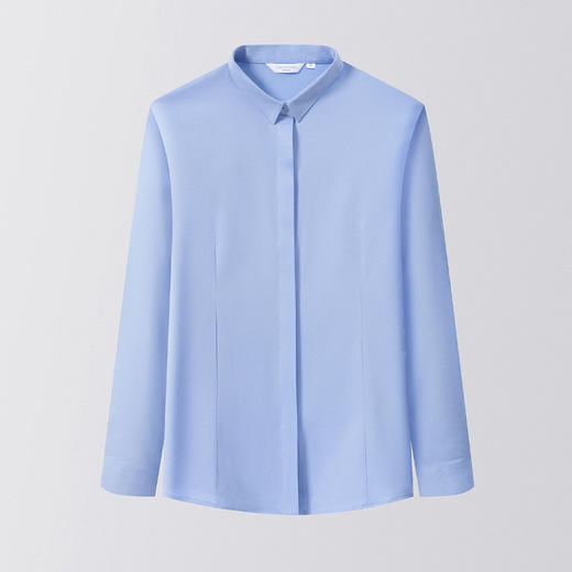 【舒适微弹 含莫代尔】罗蒙女士长袖衬衫舒适百搭简约日常衬衣女 商品图11