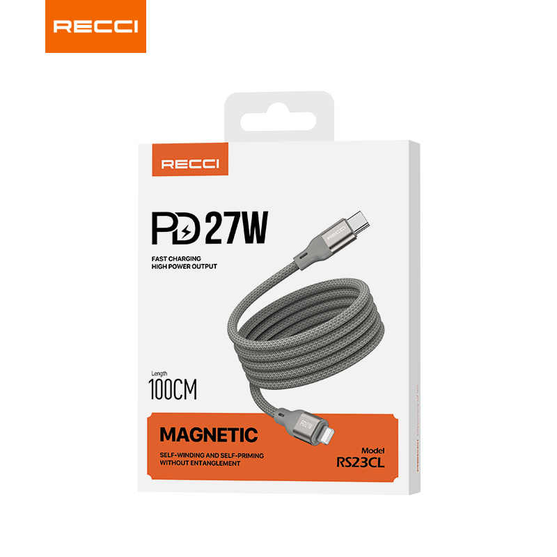 MAXCO-锐思PD27W快充硅胶数据线 Type-C