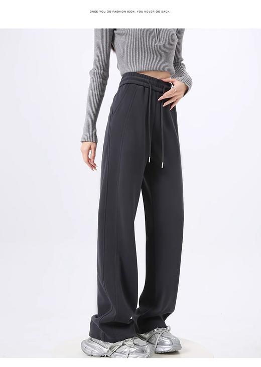 裁缝学苑AQ446窄版阔腿裤纸样女装新款运动裤直筒卫裤子样板图纸 商品图5