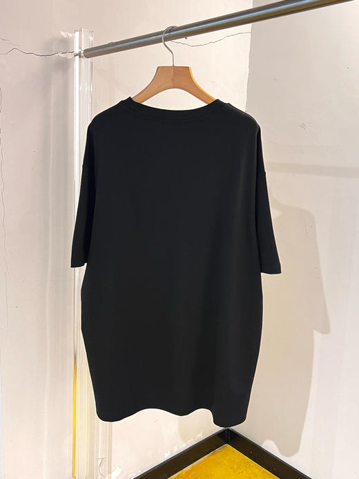 CK Jeans男士简约浮雕字母纯色休闲圆领短袖T恤 商品图7