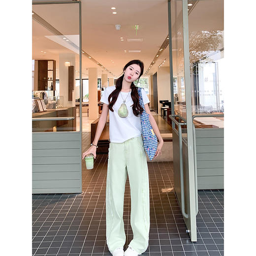 <曾小咸推荐>新品现货秒杀！卖完下架不再补 ！微信粉丝打折价！！ 雪梨印花短袖 日常99.99/件 立减40 秒杀59.99/件 毛边牛仔裤 日常199.99/件 立减110 秒杀89.99/件 商品图4