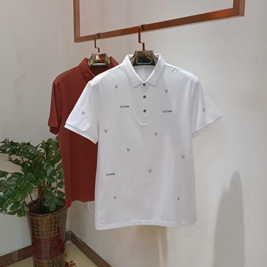 白色polo衫男短袖T夏季时尚潮流英伦风上衣   FL-228603* 商品图0