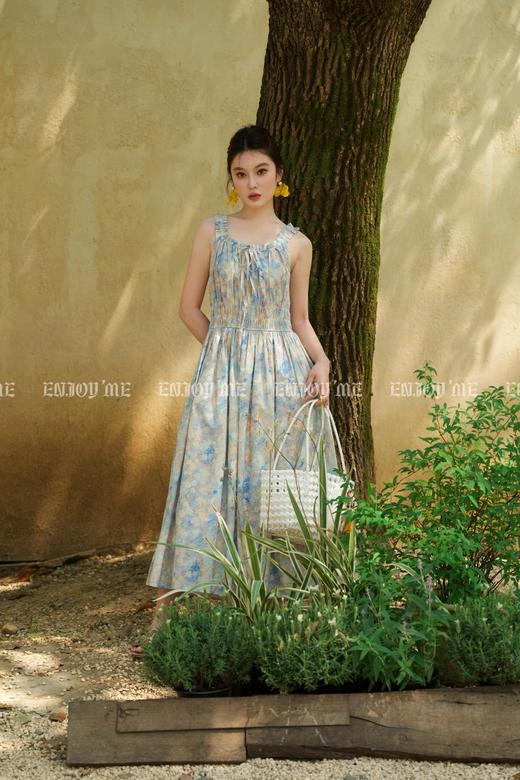 【门店同款】ENJOY夏季“悠然之境”油画打揽连衣裙 162253131 商品图5