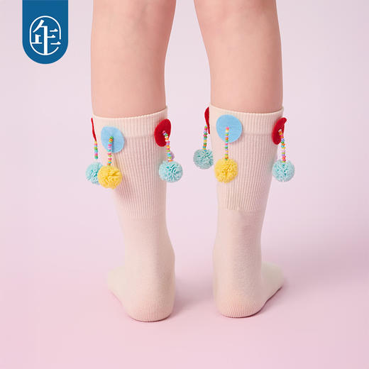 年衣儿童袜子2025夏季新款原创设计童袜中筒袜遇见布朗袜子 商品图1