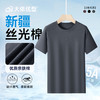 【丝光棉】【DPF】大依优型大码短袖T恤潮流圆领半袖夏季胖子宽松加肥加大上衣男士 商品缩略图0