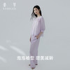 桑罗桑蚕丝丝棉睡衣套装自带胸垫防凸点长袖透气可外穿家居服 商品缩略图3