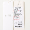 EITIE爱特爱夏季新款气质舒面蕾丝拼接V领黑色衬衫上衣7813515 商品缩略图6
