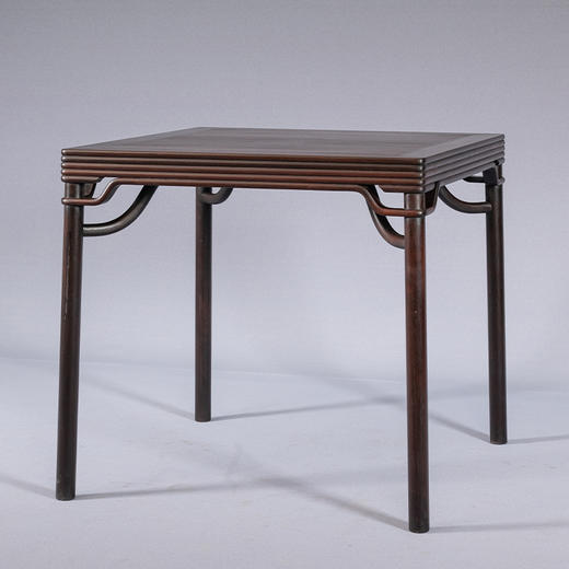 二十世纪 红木四劈料裹腿霸王枨方桌 商品图4