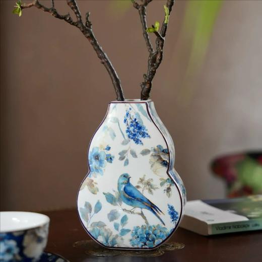 英国royalclassic皇家柯莱斯新中式复古喜上眉梢陶瓷古韵花瓶 商品图1