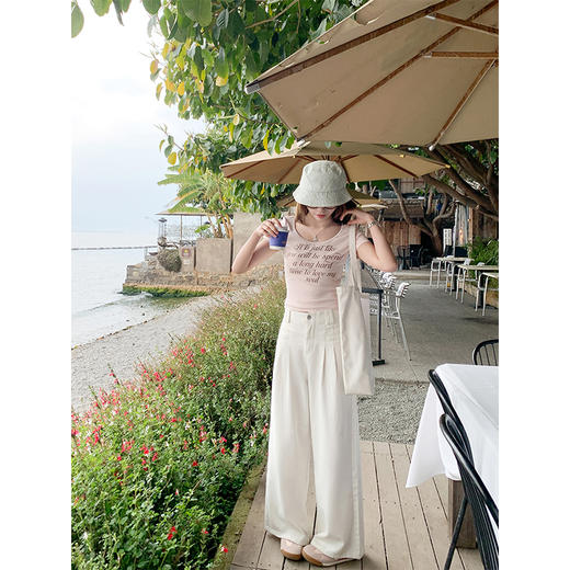 <曾小咸推荐>现货秒杀！微信超特价！字母印花修身短款短袖 日常99.99 立减50 秒杀49.99！ 商品图4