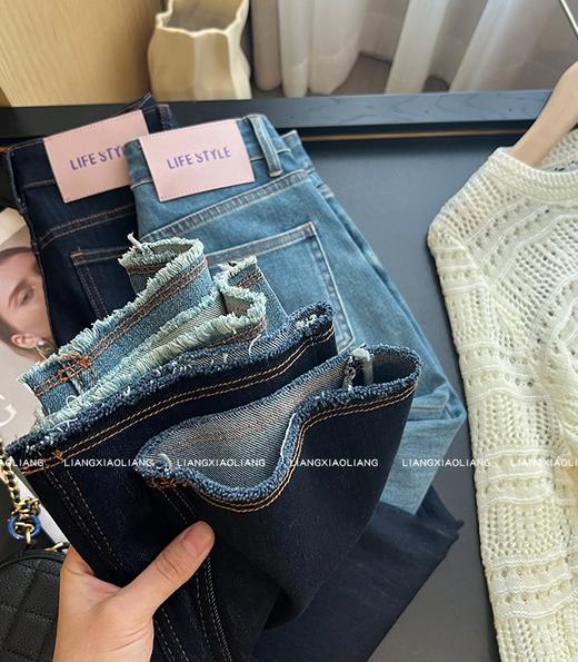 土耳其新款猫须裤脚烟管窄直筒裤 商品图10