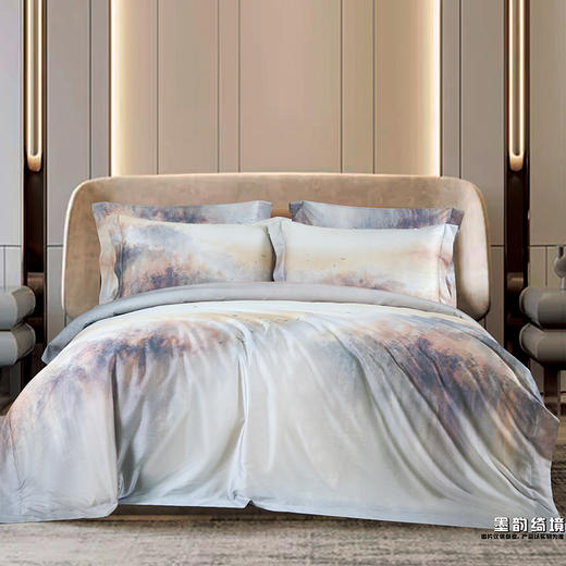 鑫缘 天丝棉数码印花四件套 DXC5418 商品图3