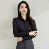 【微弹易打理】罗蒙女士长袖衬衫简约纯色职业上班商务百搭衬衣上衣女 商品缩略图4