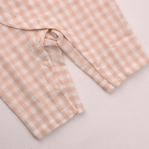 棉果果夏季彩棉纯棉哈衣爬服偏襟连体衣M201720199210 商品图1