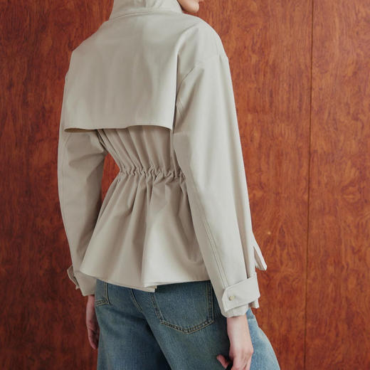 洛诗琳14742春季新款设计感随性收腰显瘦中装外套女091 商品图4