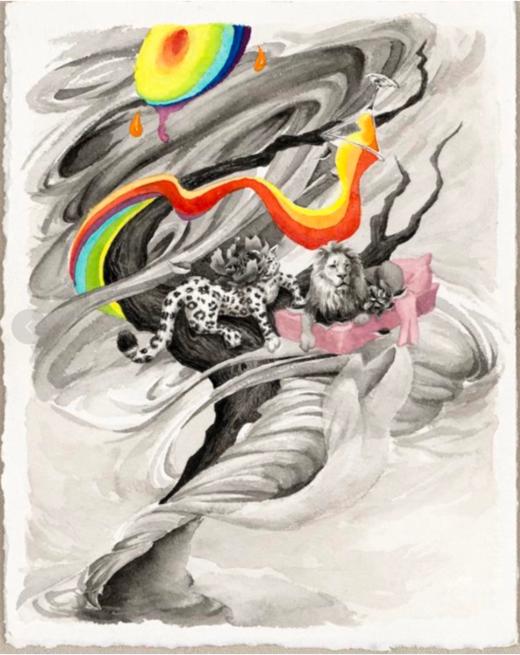 JoanneQ《幼童离诗歌最近》丙烯原作 商品图0