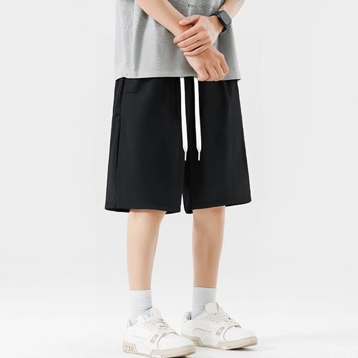 【DSL】大依优型大码短裤五分裤大号裤子弹力透气加肥加大夏季松紧腰宽松运动沙滩裤 商品图5