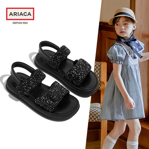 ARIACA艾芮苏女童凉鞋2025夏季新款儿童露趾童鞋小女孩防滑公主鞋ARA2Z012 商品图1