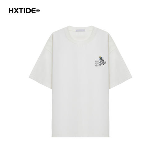【断码清仓】HX 夏季圆领短袖T恤C102520013101/02 商品图2