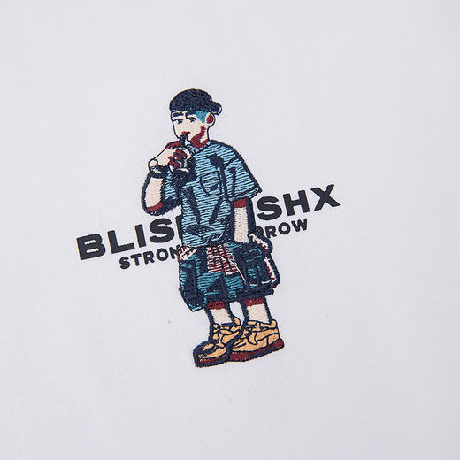 【断码清仓】HX 夏季圆领短袖T恤C102520038101/02 商品图4