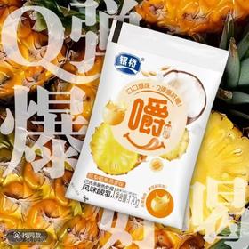 银桥嚼酸奶凤梨椰果燕麦味170克/袋12袋/箱