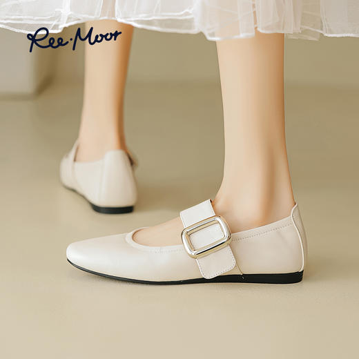 【2025年春夏新款】Reemoor睿慕复古法式玛丽珍鞋女鞋 | 柔软舒适、复古时尚、轻便百搭 商品图12