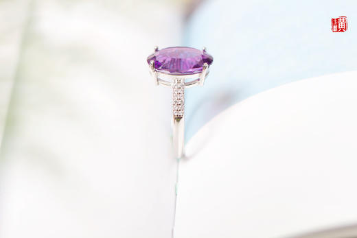 【初语】紫水晶戒指 商品图3