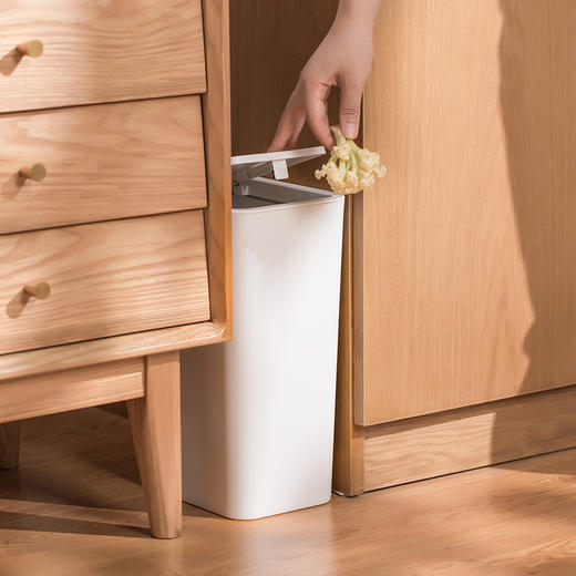 茶花柯琳弹盖式垃圾桶204001 商品图4