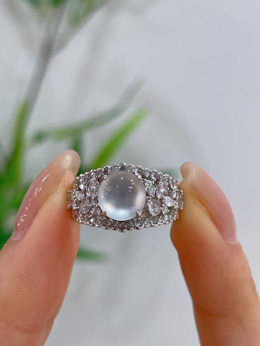 蛋面翡翠戒指 商品图1