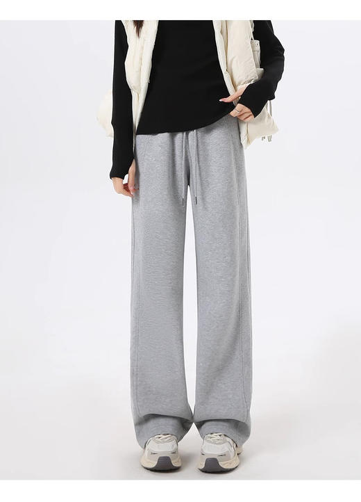 裁缝学苑AQ446窄版阔腿裤纸样女装新款运动裤直筒卫裤子样板图纸 商品图3