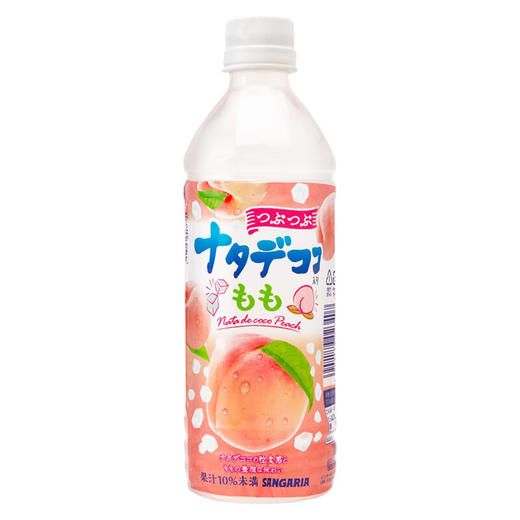 三佳利椰果白桃味饮料500ml/021040 果味浓郁清新爽口 商品图0