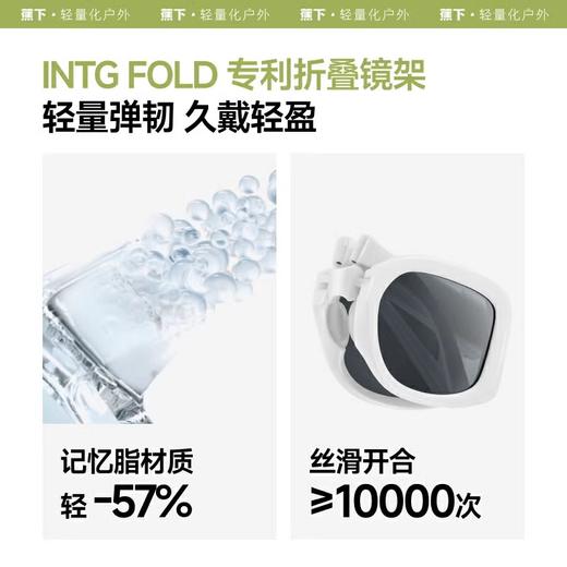 蕉下方形中框折叠墨镜FD423 商品图1