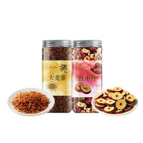 广珍红枣片80g+广珍大麦茶220g-XL