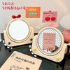 「ins化妆镜！折叠设计」便携桌面壁挂宿舍台式镜子 学生宿舍打孔梳妆镜旋转居家日用 商品缩略图3