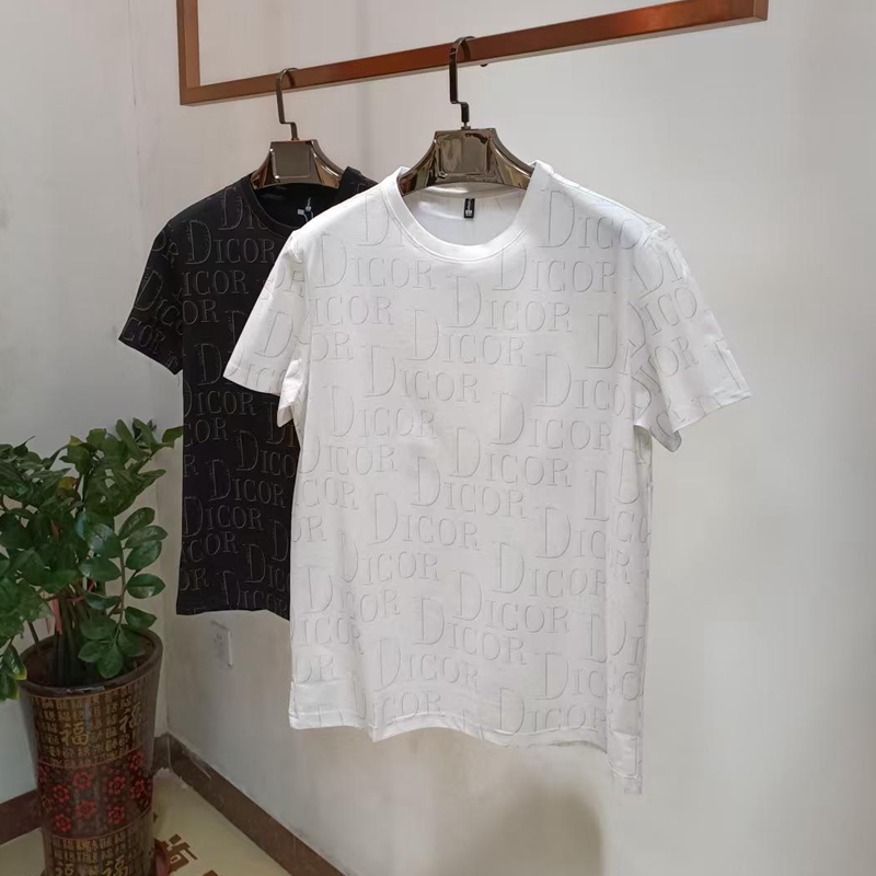 时尚满布印花休闲百搭短袖T恤简约舒适男上衣  FL-246YT008*