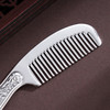 子佩集S999银【鱼戏莲叶间】梳子【SZ000188】纯银梳子亮面锦鲤2503 商品缩略图5