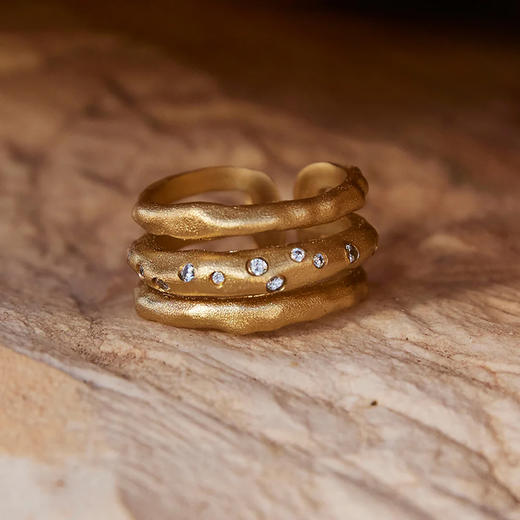 在途4周到｜Agapee-Iris-锆石 戒指［法国设计师］ 商品图0