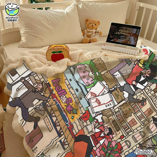 深圳手信 哈喽星球“抱抱暖暖被”特色文化街区系列被子 商品图4