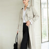 洛诗琳21308春季新款简约立体质感中长款风衣外套女361 商品缩略图2