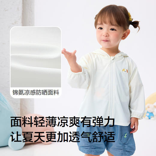 巴拉巴拉男女童外套2025新款夏季防晒衣连帽时尚清新 商品图3