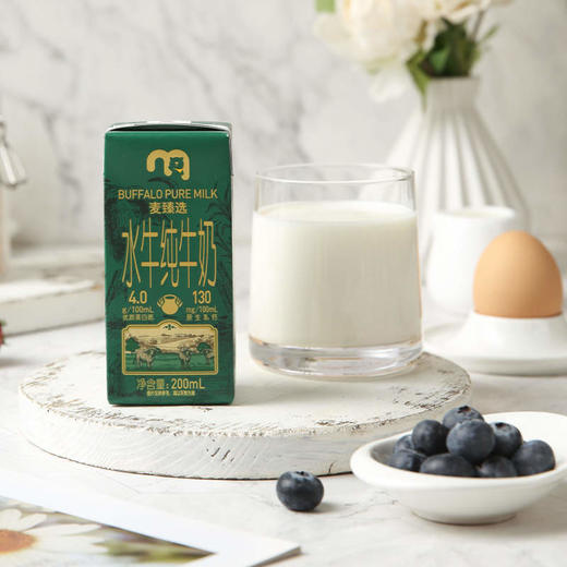 【MDL】麦臻选水牛纯牛奶200ml*12 商品图1