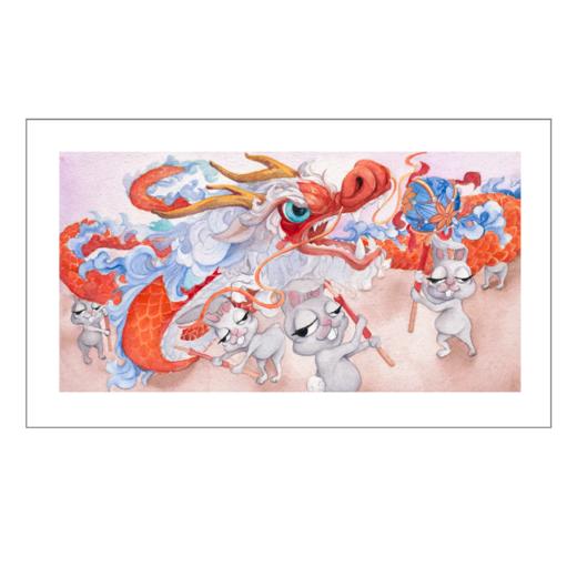 JoanneQ《老荷兰联名龙年限定-龙腾四海》版画 商品图0