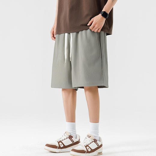 【DSL】大依优型大码短裤五分裤大号裤子弹力透气加肥加大夏季松紧腰宽松运动沙滩裤 商品图4