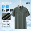 【丝光棉】【DPF】大依优型大码短袖Polo衫加肥加大肥佬轻奢半袖休闲时尚夏季体恤胖子上衣男士 商品缩略图0