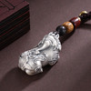 子佩集S999银【貔貅纳福】钥匙扣【DZ1123】纯银小摆件貔貅2503 商品缩略图2