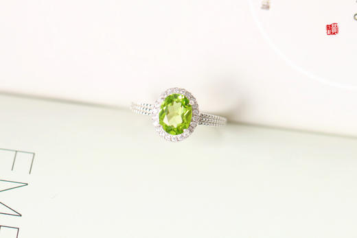 【春意】橄榄石戒指 商品图2