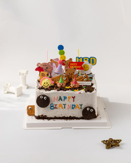 方形趣味奥利奥蛋糕（百分百进口动物奶油） 商品图0