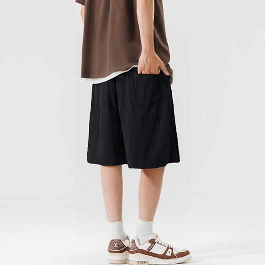 【DSL】大依优型大码短裤五分裤大号裤子弹力透气加肥加大夏季松紧腰宽松运动沙滩裤 商品图4