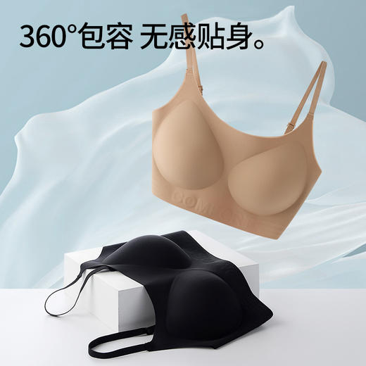 【隐形！超薄款】粉底液内衣隐形内衣白T不透夏季薄款女聚拢无钢圈美背无痕文胸女。ry 商品图3