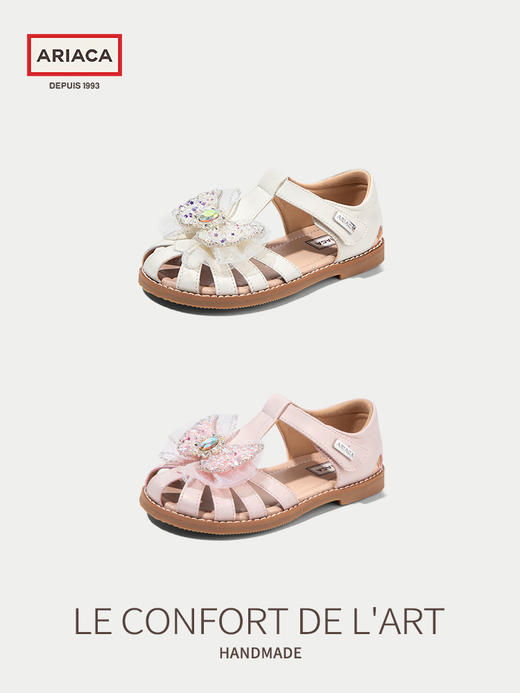 ARIACA艾芮苏女童公主鞋2025夏季新款防滑包头小女孩软底儿童凉鞋8938-5 商品图4